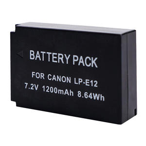 Baterai Kamera Lithium isi ulang 7.2V 1200mAh kompatibel dengan UNTUK Canon EOS <span class=keywords><strong>M</strong></span> M2 100D KISS X7 Rebel SL1 LP-E12 LP-E12 in - Product Image 2