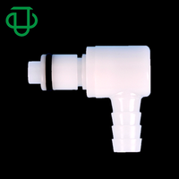 Coude barbelé en plastique 5/16 "raccord mâle coupé coude à 90 degrés CPC raccords barbelés à déconnexion rapide pour équipement de nettoyage