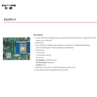 Carte mère serveur double SP3 Supermicro MBD-H12DSI-N6, AMD EPYC 7002 7003, PCIe4.0, DDR4, HPC, IA, virtualisation, calcul