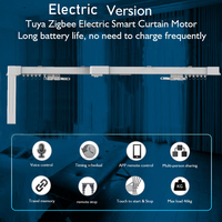 Moteur de rideau électrique automatique SZMYQ Tuya Zigbee pour maison intelligente, compatible avec rail extensible Galis, alimenté par batterie