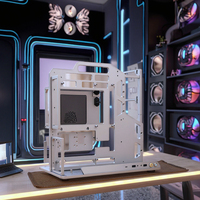 Socooler Software Engineer SOC-J-Y Aerometal PC Gamer Case RTX 5080 GPU Support Mid Tower Computer Rack Panneau Latéral Fenêtre Double