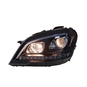 Mercedes-Benz MLGL 09-12 W164 Headlight Assembly LED Retrofit With DRL Sequential Turn Signal - Product Image 2