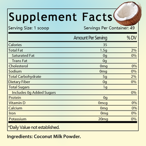 Poudre de lait de coco OEM/ODM très vendue, favorise l'énergie, crème non laitière pour café, thé, smoothies, pâtisseries et currys - Product Image 2
