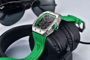 PAGANI DESIGN Original PD-YS012 <b>Skeleton</b> <b>Watch</b> <b>Automatic</b> Men’s Quartz <b>Watch</b> Silicone Square Sapphire Clock Waterproof - Product Image 4