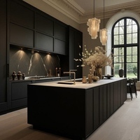 Ensembles de meubles de cuisine en aluminium prêts à l'emploi de luxe - Tiroirs de garde-manger modulaires, îlots de rangement et systèmes de placards complets