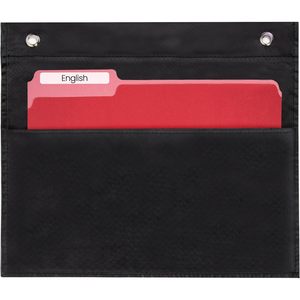 1 Pocket <b>File</b> Pocket Chart Black Durable Wall Hanging <b>Organizer</b> for Classroom Office Home - Product Image 1