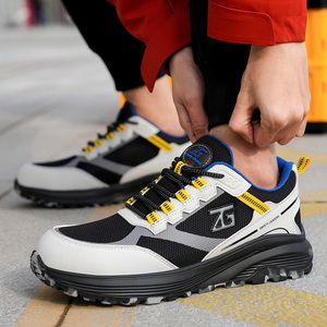 <span class=keywords><strong>Scarpe</strong></span> <span class=keywords><strong>Antinfortunistiche</strong></span> ZG 8852-5 da <span class=keywords><strong>Uomo</strong></span>, <span class=keywords><strong>Bianche</strong></span> e Nere, con Tomaia in Maglia Volante, Puntale in Acciaio, Anti-Schiacciamento, Anti-Perforazione, Fodera Traspirante, Suola in EVA, per Fabbrica - Product Image 5