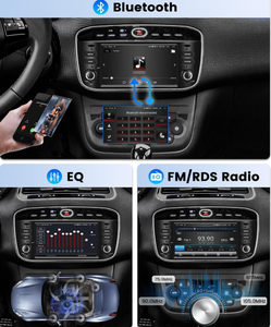 רדיו סטריאו לרכב מיוחד עבור 2012-2015 פיאט punto אלחוטי carplay אלחוטי אוטומטי מובנה bt/gps נווט/wifi/fm/נגן 2gb - Product Image 4