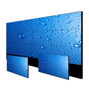 Đặc biệt Wall Mount TV đứng LED bức tường video LCD Monitor 55 inch trong nhà Ultra Slim Bezel 3.5 mét nối màn hình LED Video Player