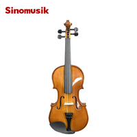 Custom logo Wholesale Factory Price All Solid Adult Student String Instrument Spraying German Brown Varnish High Quality Violin