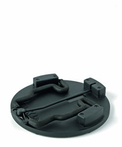 QUIK LOK-GI/8, support de guitare universel, berceaux en acier, stabilisateur en métal, rembourrage en mousse, 26x27.5 cm, noir - Product Image 2
