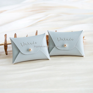 Bolsitas de Piel Sintética Suave con Remaches para Guardar Joyas, Bolsitas Pequeñas para Monedas, para Empaque de Anillos y Aretes de Boda - Product Image 5