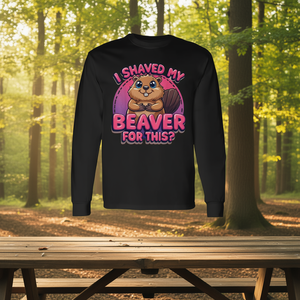 Ho rasato il mio castoro per questa maglietta a maniche lunghe - Product Image 3