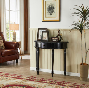 <span class=keywords><strong>Console</strong></span> élégante et rétro en bois massif pour la décoration de la maison, table d'entrée pour le salon, armoire de rangement élégante - Product Image 4