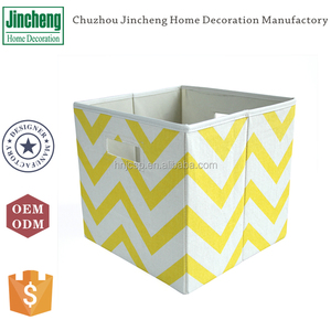 Bleu couleur impression lin chaussures boîte de rangement pour chaussures <span class=keywords><strong>nike</strong></span> - Product Image 1
