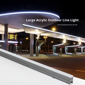 Illuminatore Lineare LED IP65 12W DC24V Bianco Caldo RGB Striscia in Alluminio Garanzia 3 Anni Alta Luminosità per Illuminazione Facciate Edifici - Product Image 5