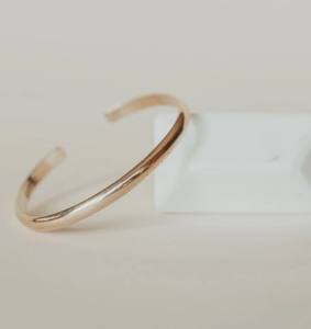 Inspire dei monili Dei Bambini Del Bambino Della Ragazza Braccialetti 14k Oro placcato Braccialetti Del Braccialetto del polsino aperto C del braccialetto del braccialetto inciso logo gioielli - Product Image 3