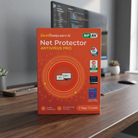Net Protector Antivirus Pro 2026 para Seguridad Informática y Protección en Línea, 1 Usuario, 1 Año, Software de Seguridad Digital