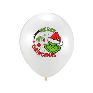 Decoración de Fiesta de Navidad del Grinch, Monstruo Navideño, Decoración con Globos de Feliz <span class=keywords><strong>Grinchmas</strong></span> - Product Image 4