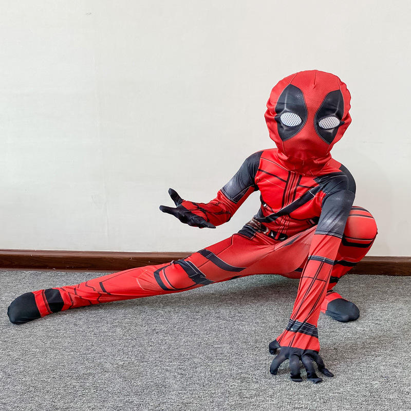 RX Children adult clothing cos Marvel Deadpool One-piece tights