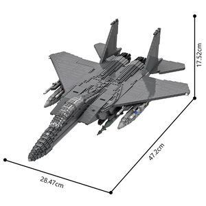 Funbuild máy bay quân sự <span class=keywords><strong>mcdonnell</strong></span> <span class=keywords><strong>Douglas</strong></span> F-15E EAGLE không khí chiến đấu máy bay chiến đấu mô hình khối xây dựng bộ - Product Image 5