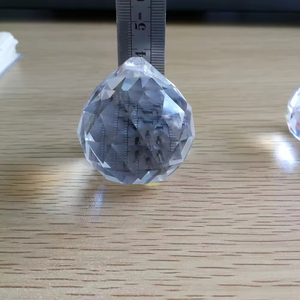 Bán buôn số lượng lớn nhà khách sạn Lustre Cristal đèn chiếu sáng trang trí nội thất Vòng thiết kế hiện đại 40 mét rõ ràng pha lê treo quả bóng - Product Image 4