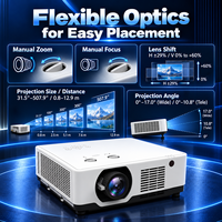 Proyektor LCD XG-EL520UA 5500 Lumens dengan Lensa Shift untuk Bisnis, Pendidikan, Konferensi, dan Tampilan Layar Besar