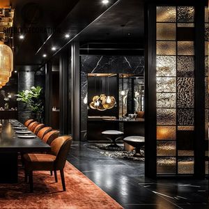 Personalizar Sushi Restaurante Diseño Comida Rápida Sushi Bar Mostrador Restaurante Mesas y Sillas Muebles - Product Image 6