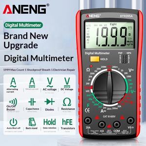 <span class=keywords><strong>Multimètre</strong></span> numérique HD LCD, nouvelle sortie, testeur automatique de tension et de courant AC/DC, plage 1000V/750V, 2mA-20A, <span class=keywords><strong>mesure</strong></span> de capacité et d'ohms - Product Image 2