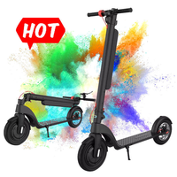 Scooter Eléctrico EBike 350W con Batería Extraíble, Plegable, de Largo Alcance, Alta Velocidad, Neumático de 10 Pulgadas para Entrega de Comida