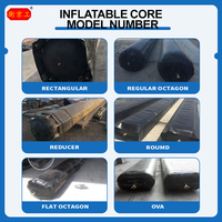 Bouchon gonflable en caoutchouc naturel Jingtong Rubber China, airbag gonflable rond en caoutchouc pour culvert, pour béton préfabriqué