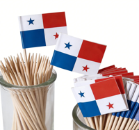 Mini-drapeaux pour cure-dents, étiquettes alimentaires pour buffet de fête, mini-drapeaux pour cocktail, marqueurs alimentaires