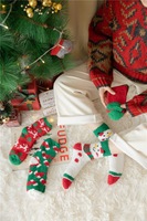 Chaussettes de Noël en velours corail mignonnes, de haute qualité, avec plusieurs choix, douces et confortables, chaussettes d'hiver