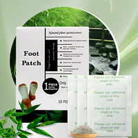 Patch japonais de désintoxication pour les pieds par produits de moins de 1 dollar Patchs pour les pieds en absinthe blanche pour le corps, la bouche et la désintoxication nasale fabriqués au japon