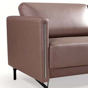 आधुनिक 1 + 1 + 3 बेज अनुबंधित घर फर्नीचर सोफे सस्ते गर्म बिक्री Boreal यूरोप शैली शैली सुंदर चमड़े के कार्यालय सोफे - Product Image 3