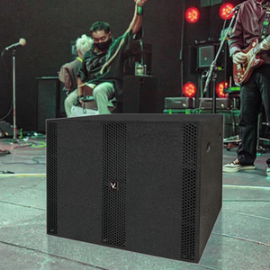Ensemble <span class=keywords><strong>de</strong></span> caissons <span class=keywords><strong>de</strong></span> basses audio-vidéo professionnels VATN TP121 avec une puissance <span class=keywords><strong>de</strong></span> 2400W/4800W, couleur noire, pour utilisation en KTV et en bars <span class=keywords><strong>de</strong></span> spectacle - Product Image 1