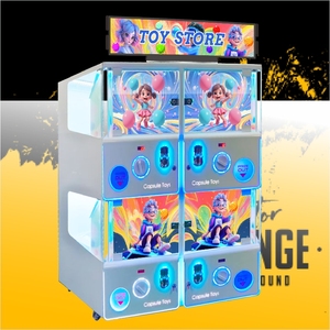 Máquinas recreativas operadas con monedas, juguetes cápsula para niños, cajas sorpresa con <span class=keywords><strong>sorteos</strong></span>, dispensadores de chicles, máquinas giratorias, kits de bricolaje - Product Image 2