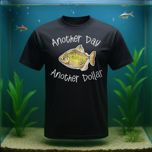 T-shirt pour les propriétaires d'aquariums Silver Dollar Fish Tank - Product Image 3