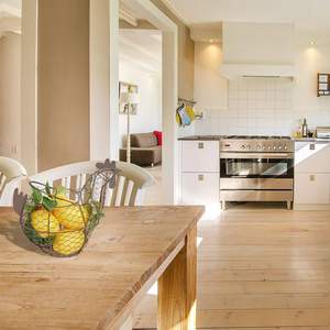 Keranjang telur kawat ayam antik pedesaan, dengan pegangan untuk pemegang telur buah dan dapur ruang tamu dekorasi Ayam Jantan, koleksi - Product Image 4