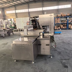 Sierra de cinta industrial eléctrica totalmente automática para cortar carne, hielo y huesos con doble corte - Product Image 4