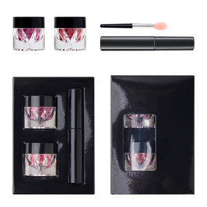 Set de Maquillaje Adhesivo Personalizable MLM para Labios y Sombras de Ojos con Brillo y Destellos para Actuaciones Escénicas, Brillo Labial y Gel Fijador de Labios - Product Image 5