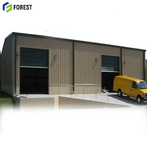 Low-cost Prefabricated Steel Structure Warehouse Building Prefab Garages Building <b>Kits</b> - Product Image 2
