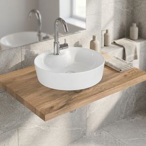 Lavabo rectangulaire blanc Lavabo Lavabo en pierre naturelle populaire Lavabo en marbre pour salle de bain - Product Image 2