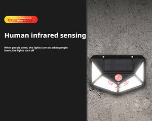 Lampes solaires murales de camping en gros avec détecteur de mouvement pour la décoration de jardin - Product Image 5