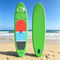 Planche à pagaie gonflable légère InflaToGo en gros, 350 cm, avec aileron et pagaie pour le plaisir aquatique à la plage