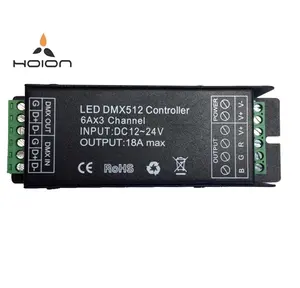 Dekoder DMX512 LED, pengontrol LED DMX mudah RGB