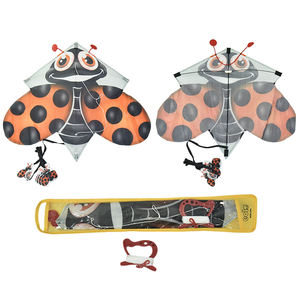 Cerf-volant <span class=keywords><strong>animal</strong></span> de dessin animé fait cerf-volant <span class=keywords><strong>animal</strong></span> volant coccinelle cerf-volant une clé ouverte sans assemblage cerfs-volants, de qualité supérieure et idéal pour voler - Product Image 2