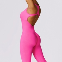 Ensembles de yoga une pièce sans couture pour femmes, combinaison pour le contrôle du ventre, combinaisons pour le dos et le sport