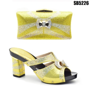 <span class=keywords><strong>Scarpe</strong></span> da <span class=keywords><strong>donna</strong></span> africane e borse abbinate <span class=keywords><strong>scarpe</strong></span> e borse italiane da abbinare al set di tacco alto da sera acquista borse da festa <span class=keywords><strong>online</strong></span> fornitore d'oro - Product Image 3