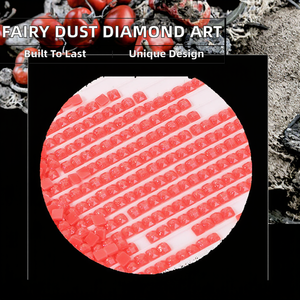 Perles scintillantes rondes et carrées en pierre DIY, paillettes, poussière de fée, strass pour la peinture au diamant - Product Image 2